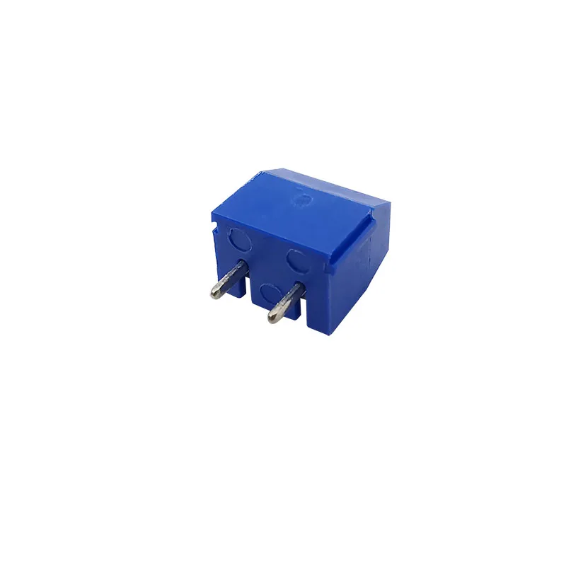 KF301 5.0mm Pitch 2 Pin PCB Screw Terminal Block Connector Straight Pin Spliceable Screw Terminal Wire Cable Connectors Blue