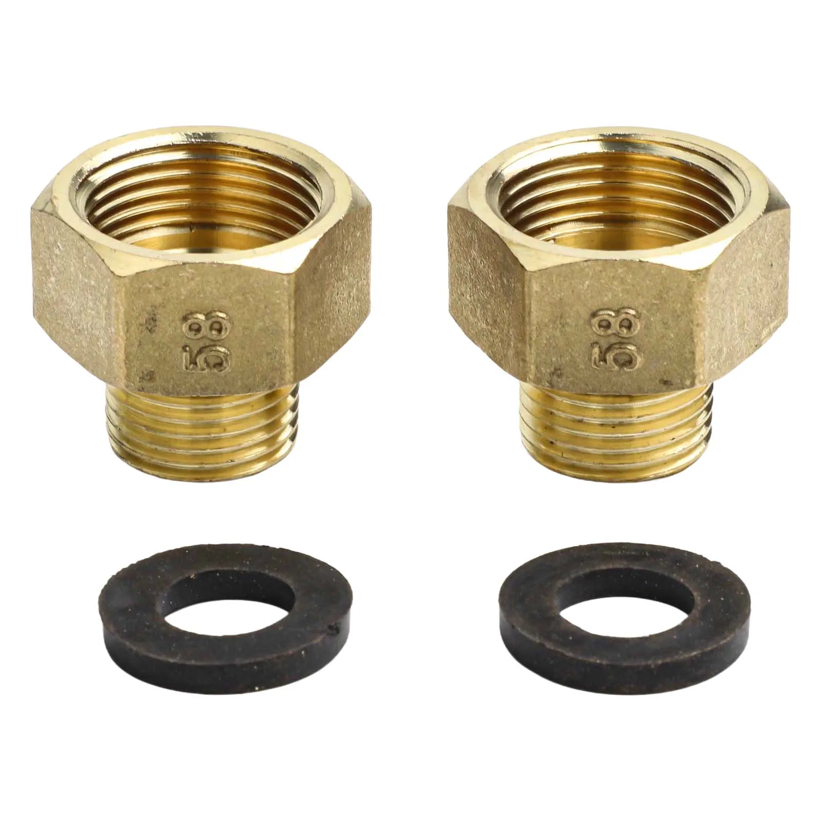 Brass Thread Reducer Threaded Adapter Industrial Use Crack-resistant Deep Threads For Heating Equipment Brass Thread