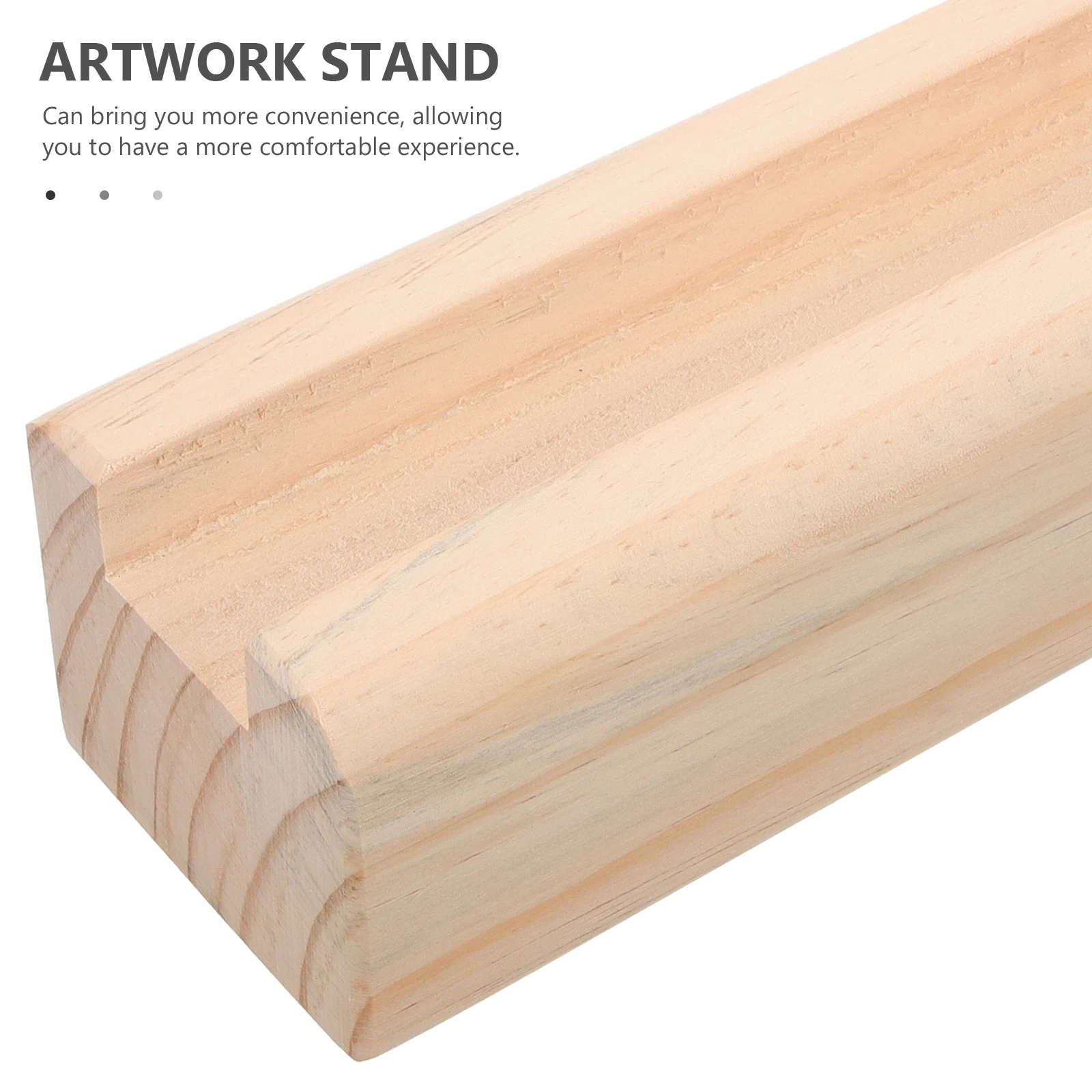 

Modern Wooden Full Length Mirror 30Cm Anti-Slip Floor Mirror Support Home Decoration Display Rack For Artwork Frame Stand Wood