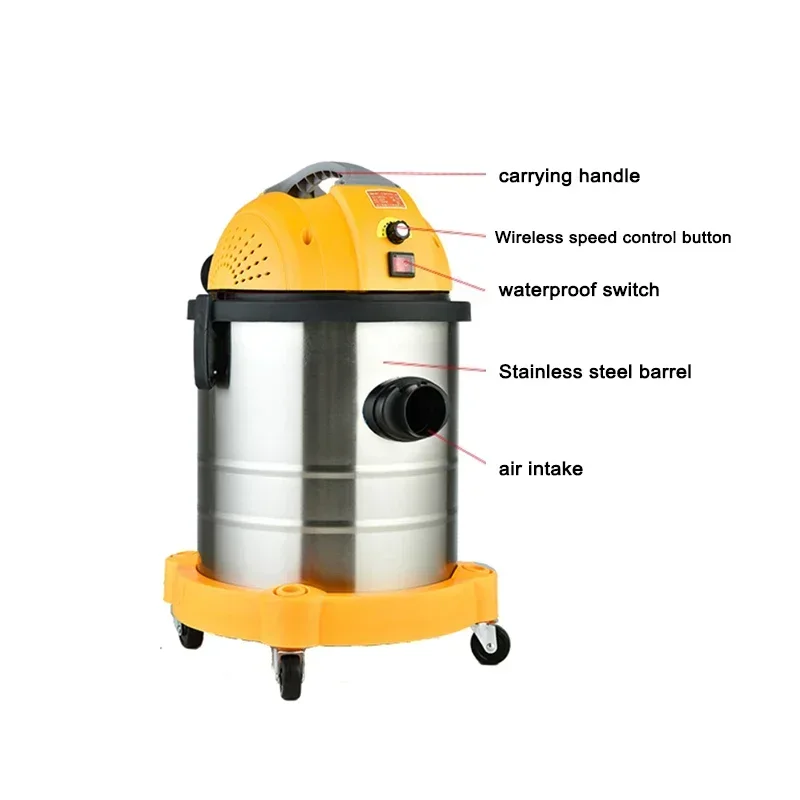Home Electric 1800w Vacuum Cleaner Big Suction Home Vacuum Cleaner Powerful Commercial Beauty Sewing Hotel High Power Industrial