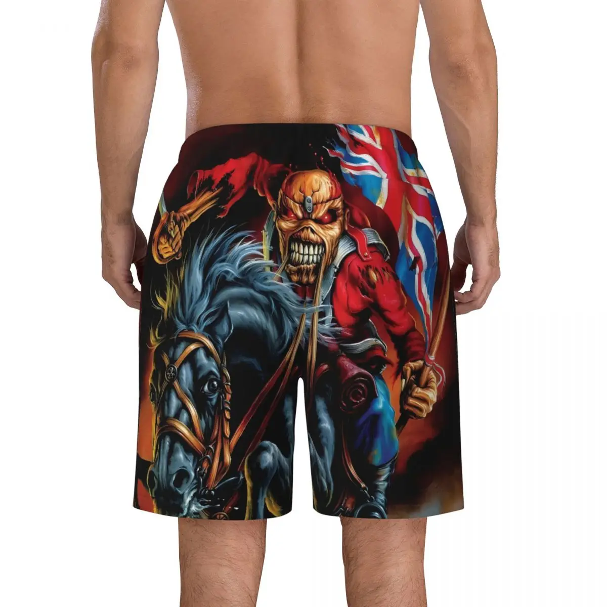 Swimwear Classic Gothic Skull 3D Gym Shorts Summer Hip-Hop Y2K Fun Board Short Pants Male Sports Fitness Breathable Beach Trunks