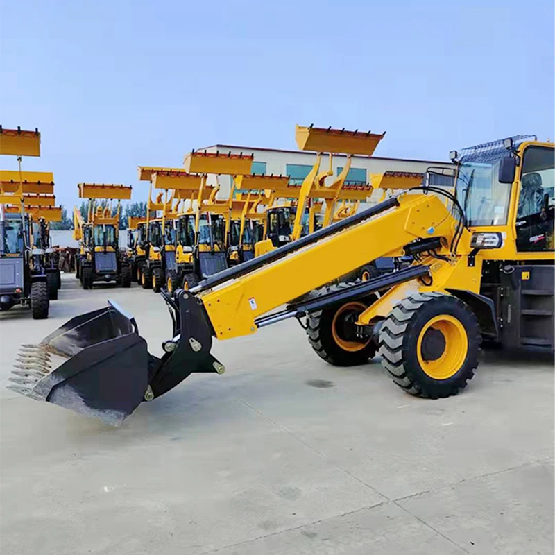 الجرافة ذات العجلات المدمجة من النوع الزراعي والآلات البناء مبيعات المصنع مباشرة متعددة الوظائف المصنوعة في الصين #6