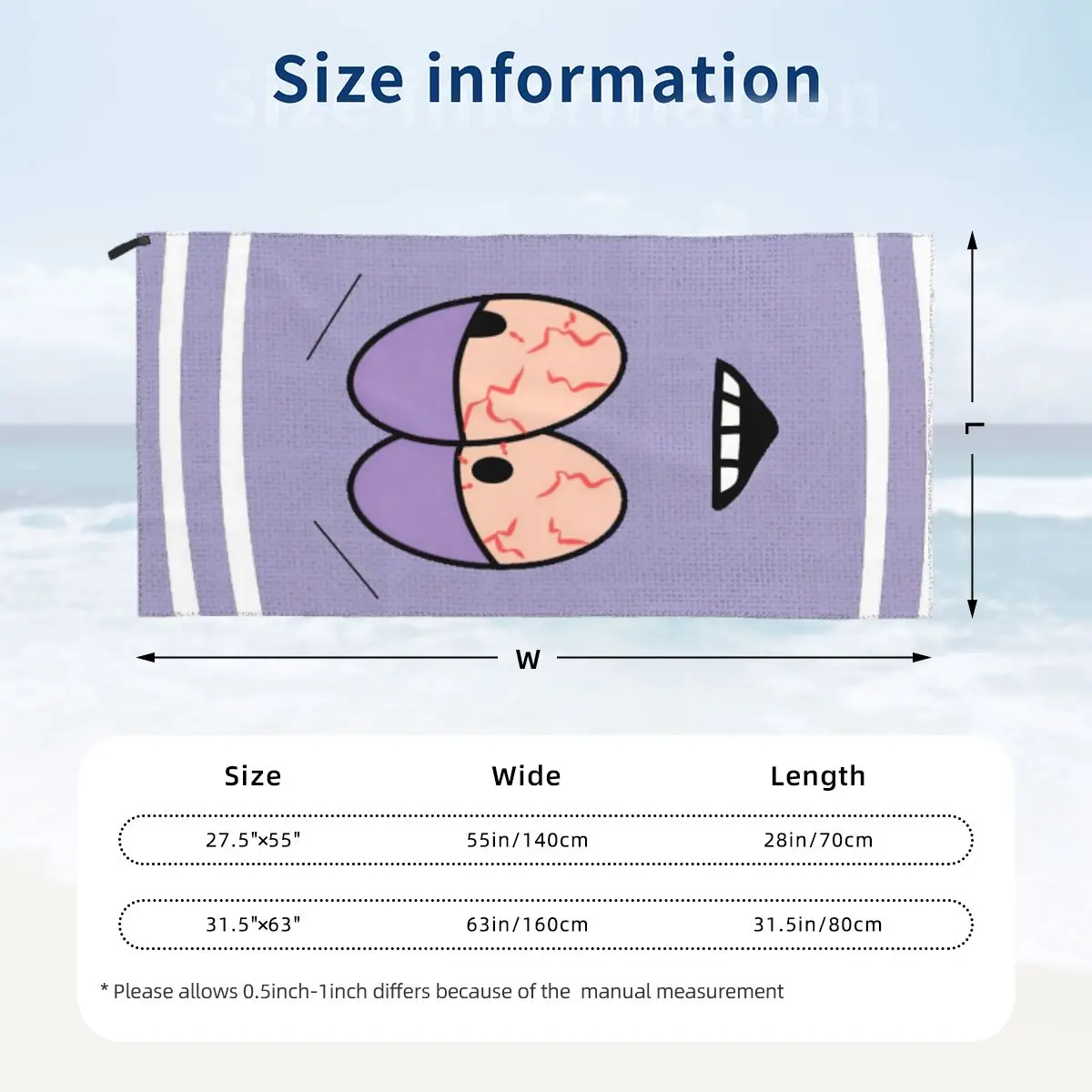 Southpark Towelie Towel Beach Accessories New Summer Microfiber Bath Towel No Sand Quick-Dry Surf Towels