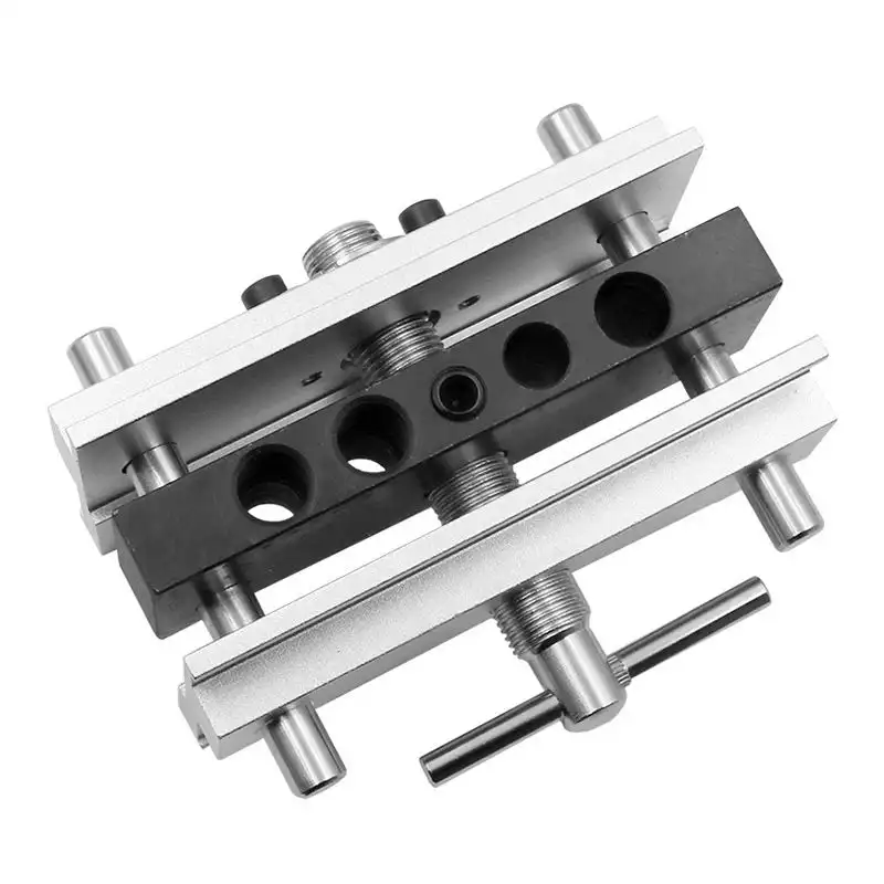 Precision Drilling Guide Positioner Self-Centering Vertical Drilling Guide Hole Puncher Precise Positioner Woodworking Tools
