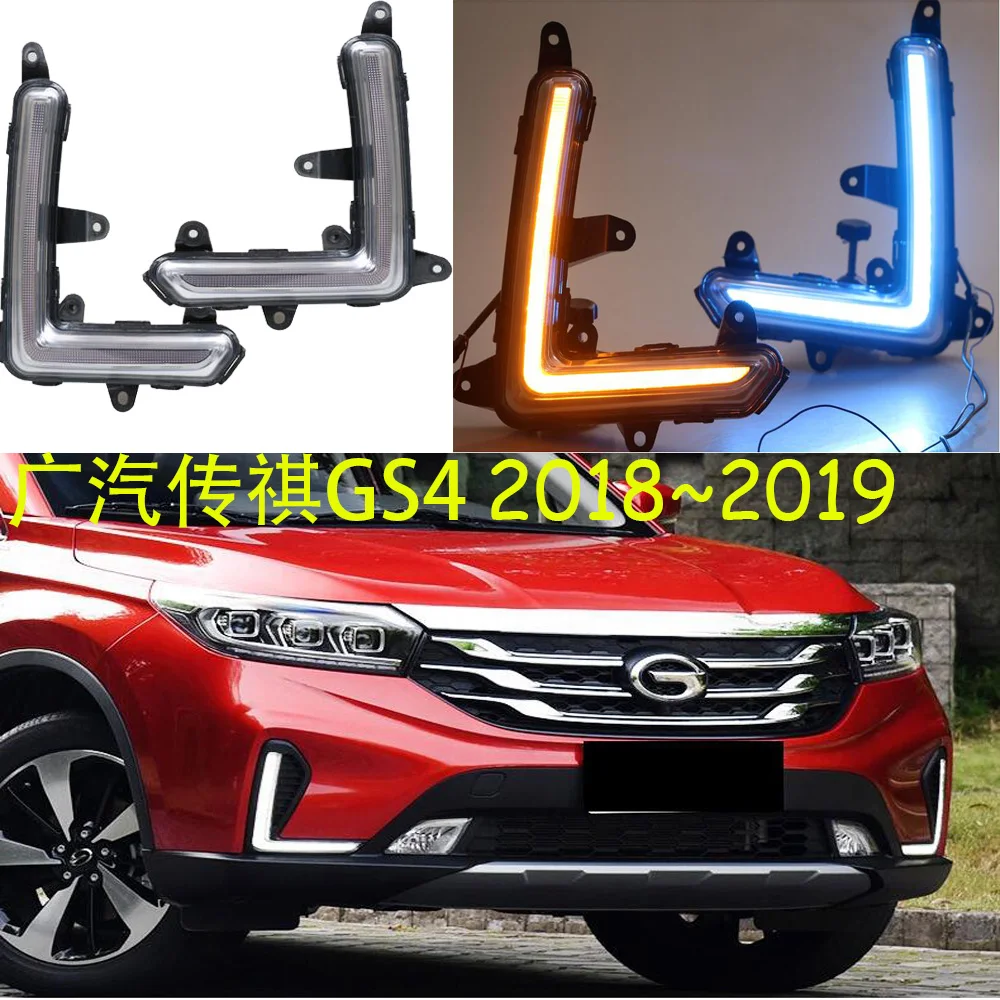 

2018 ~ 2020 год автомобильный бампер для Trumpchi GS4 дневные фары автомобильные аксессуары светодиодные DRL фары для Trumpchi GS4 противотуманные фары