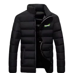 Cotton men's jacket, thick warm standing collar jacket, autumn and winter casual sportswear, innovative in 2024