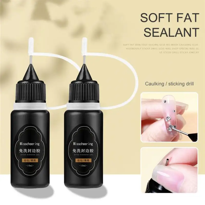 Nail Glue Convenient Easy To Apply Nail Glue For Nail Decorations Must-have No Wash Durable Secure Strong Nail Bonding Glue