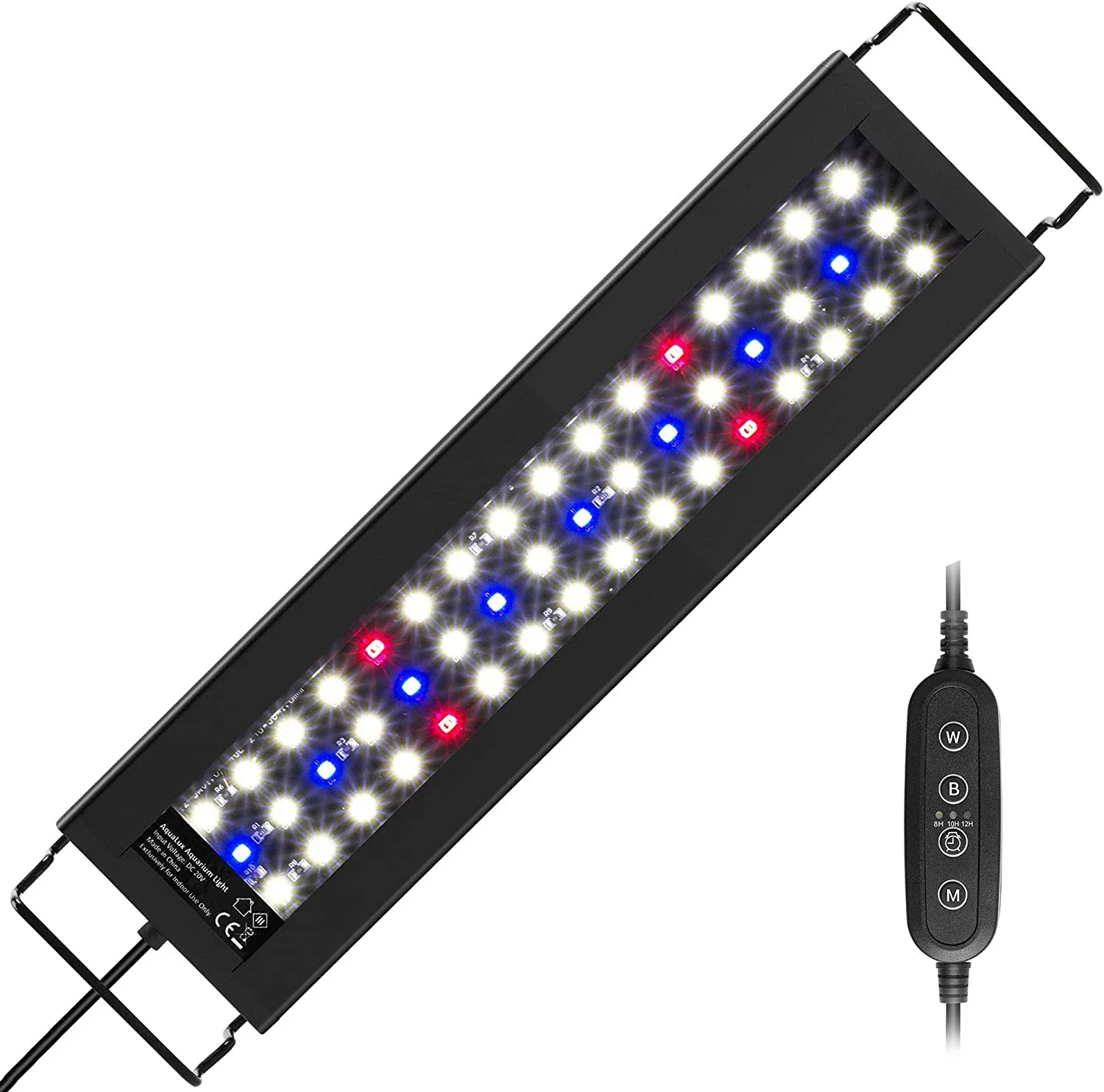 Suitable for 12-18 Inch Freshwater Fish Tank 9 Watts Full Spectrum Plant LED Aquarium Light