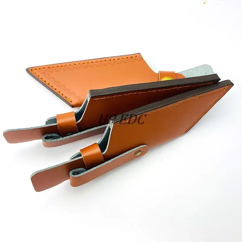 Artificial Leather Knife Case/Sheath Outdoor Sheath Leather Case Knife Accessories DIY Knife Protective Case Artificial Leather