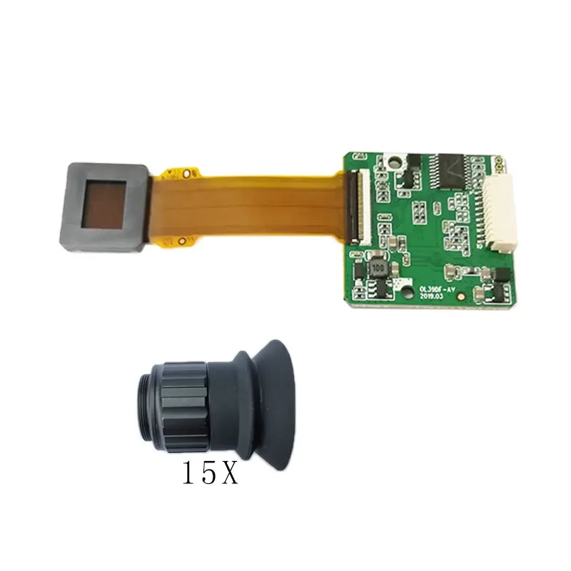 Ecx334af 0.39 polegadas 1024x768 display oled 500cd amoled para capacete de fogo lmaging térmico micro display visão noturna