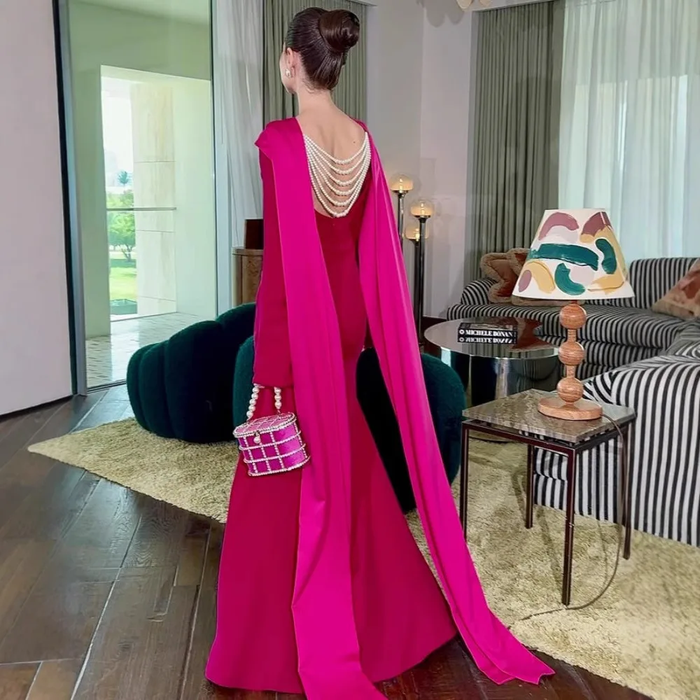 Dubai paillettes mantello vestito 2 pezzi Set marocco vestito da partito per le donne Chiffon Ball Gown abiti da sposa Prom abito da sera caftano