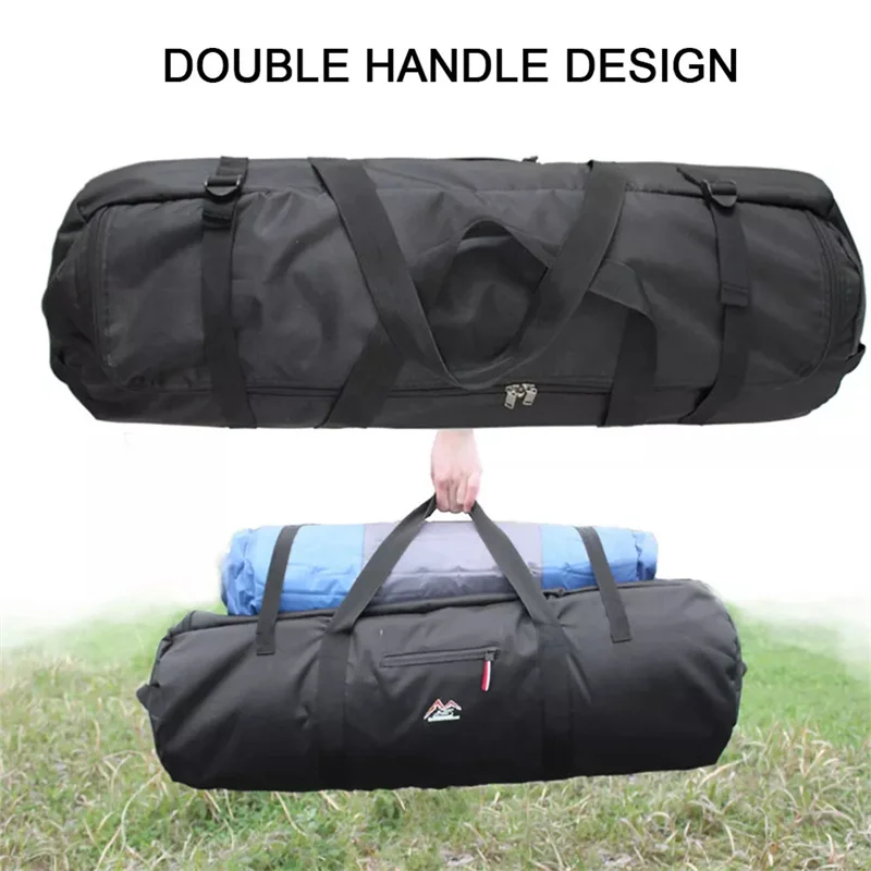 Outdoor Camping Travel Tent Storage Bag Foldable Duffel Organizer Tote Waterproof Oxford Cloth Hiking Picnic Handbag Akcesoria