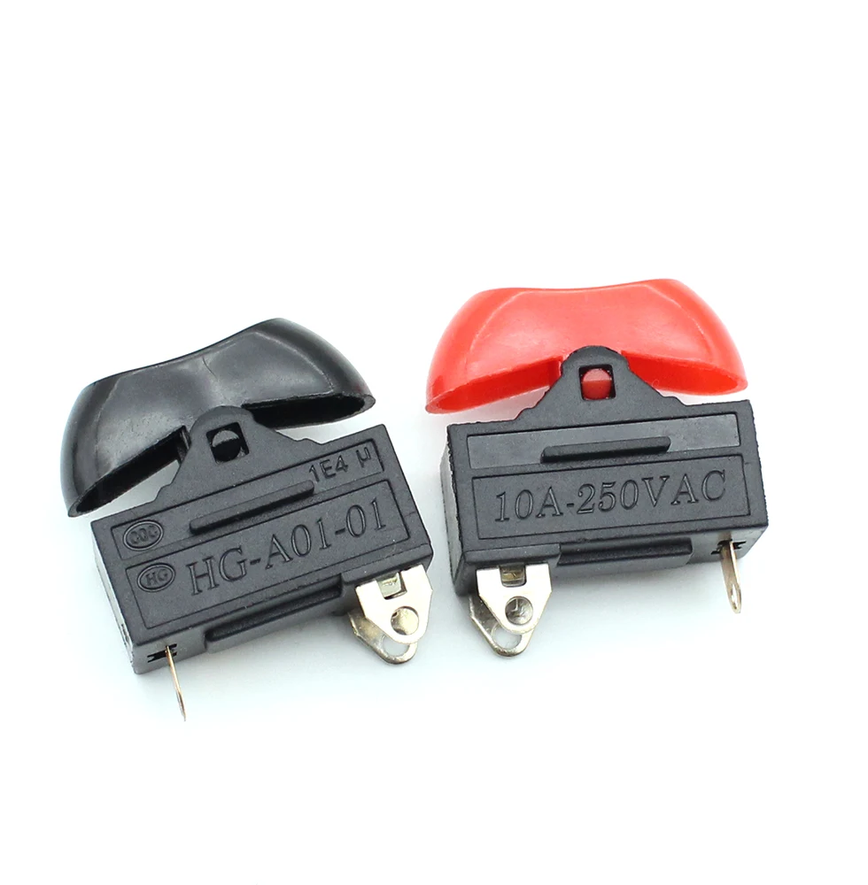 1PCS KCD15-103/T Hair Dryer Switch 3 Pins Rocker Switch 3 Position ON-OFF-ON boat shaped switch