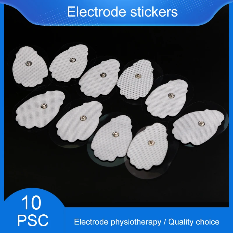 10pcs Non-woven Muscle Gel Stickers Electrode Pads for TENS Digital Therapy Machine Massage Physiotherapy Device Relax