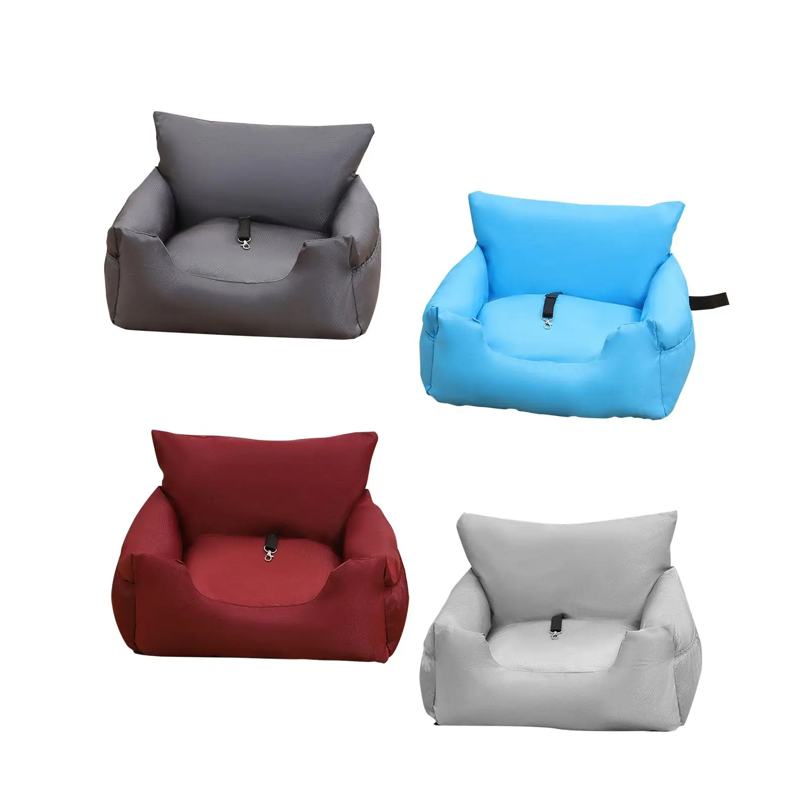 

Автомобильная кровать для собак, сиденье для маленьких собак с подушкой, переноска для домашних животных, удобный сон