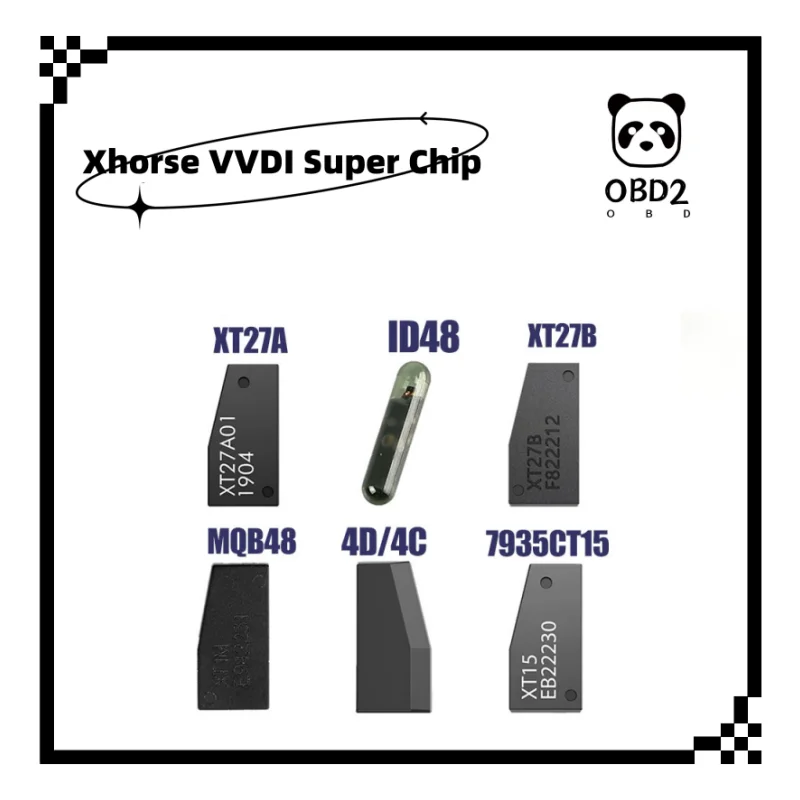 

Xhorse VVDI Super Chip XT27A XT27B VVDI MQB48 TranspondeFor ID46/40/43/4D/8C/8A/T3/47 for VVDI2 Key TooL/Mini Key Tool