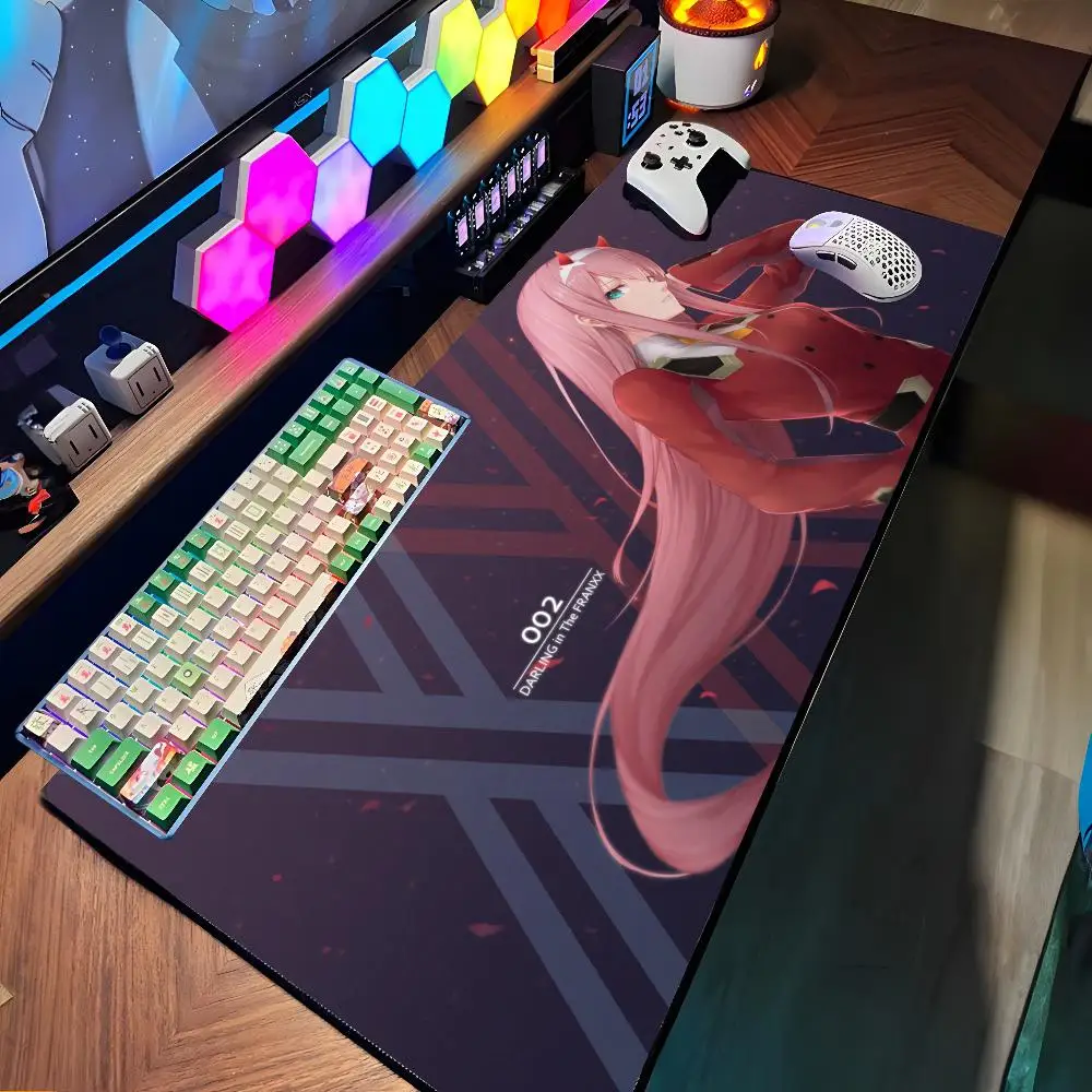

the FranXX 02 Mouse Pad Large Rubber Tablepad PC Game Mousepad Laptop Desk Pad XXL Non-slip Computer Keyboard Mouse Mat