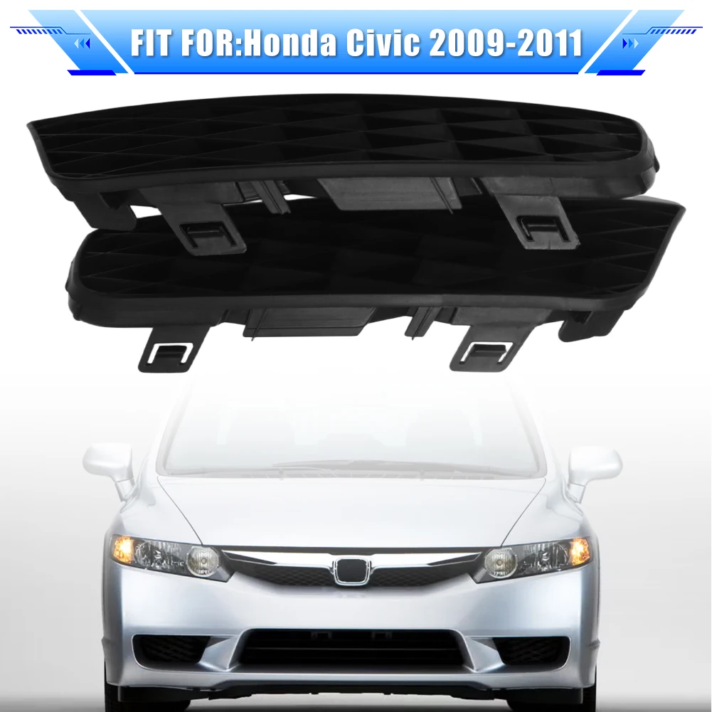 الجبهة الخارجي السفلي الضباب مجموعة غطاء خفيف لهوندا سيفيك 2009 2010 2011 71108SNAA50 71106SNAA50 اكسسوارات السيارات