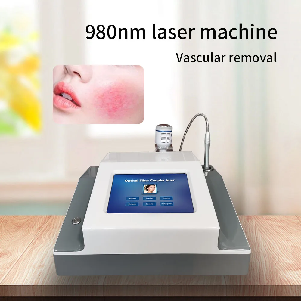 Customized Physiotherapy 980Nm Spider Vain Treatment Red Blood Removal Laser Beauty Equipment