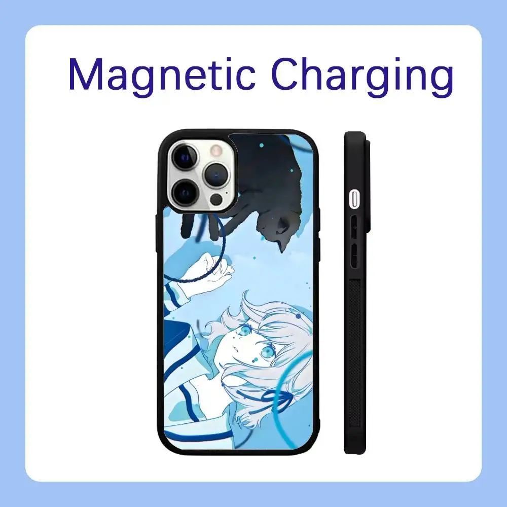 Tuyu الموسيقى اليابانية JPOP جراب هاتف آيفون 17,16,15,14,13,12,11,Pro,Max,Plus,Air,Mini,SE Magsafe شحن لاسلكي مغناطيسي