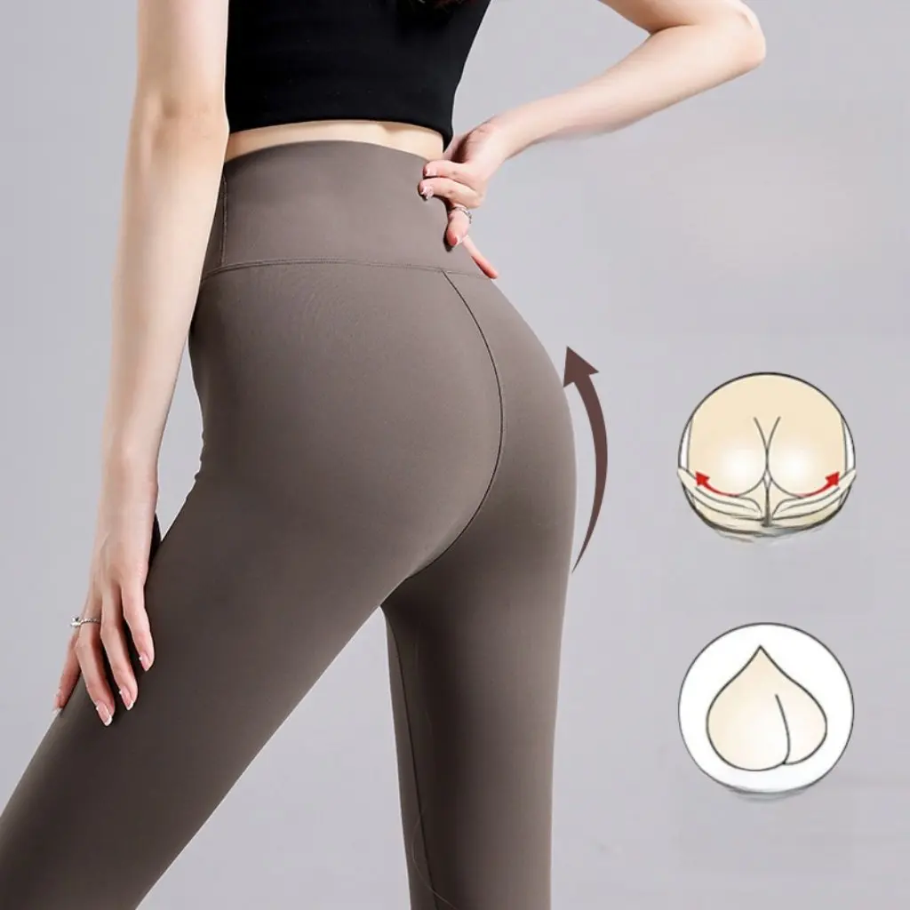 

Shark Pants Women's Slimming Yoga Leggings Thin Eight-Point Tummy-Tightening Butt-Lifting Outer Wear for Spring & Fall