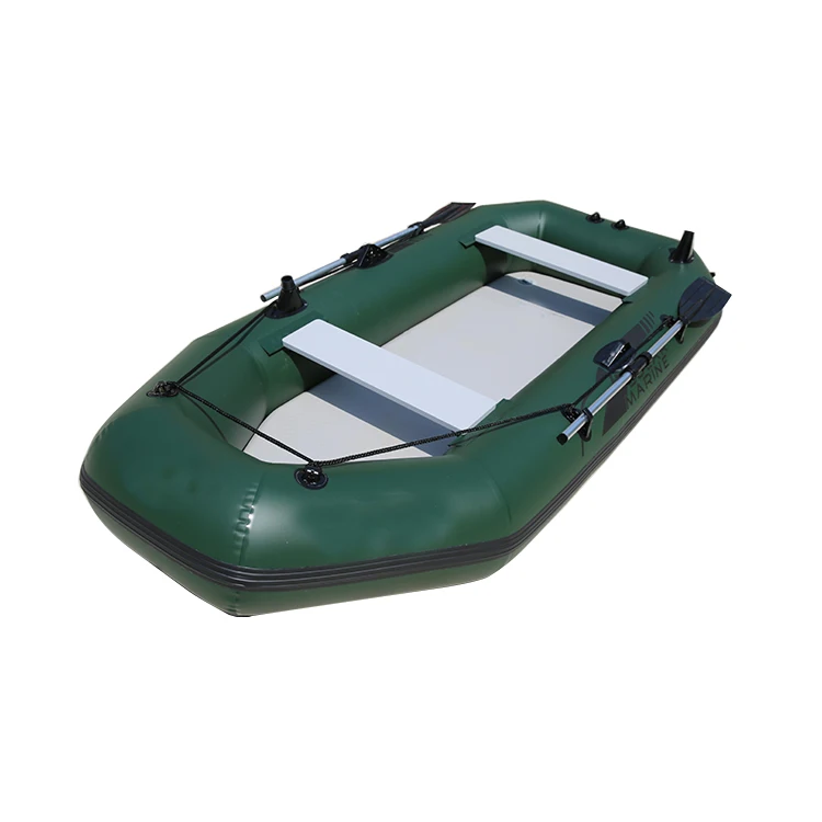 

Manufacturer Wholesale 4 Person Air Mat Floor 0.7mm PVC Inflatable Boat Rowing Boats For Family Outing