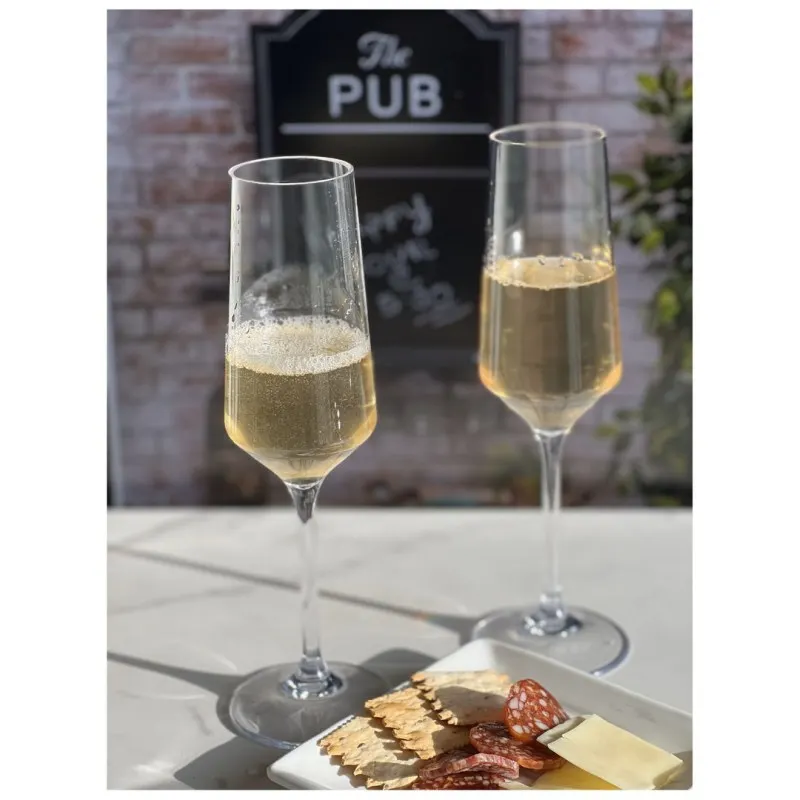 

Набор бокалов для шампанского, небьющаяся стеклянная чашка для мимосы, пластиковый свадебный бокал для шампанского для использования на месте, легко чистится, кристально чистый