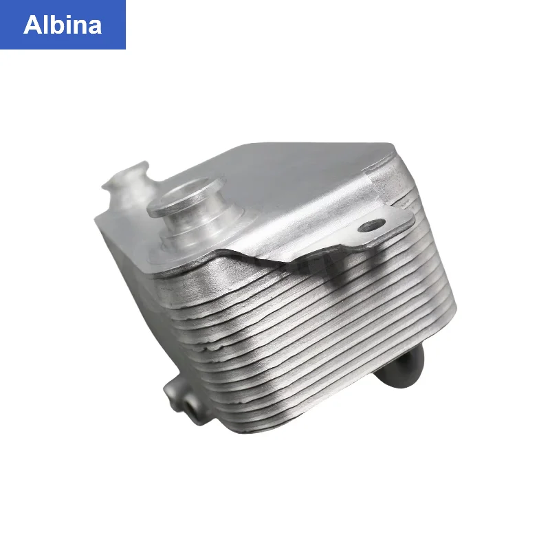 17217507974 Transmission Oil Cooler Fit BMW E60 525i 530i 545i 645Ci 745i 745Li Gearbox Heat Exchanger view 2