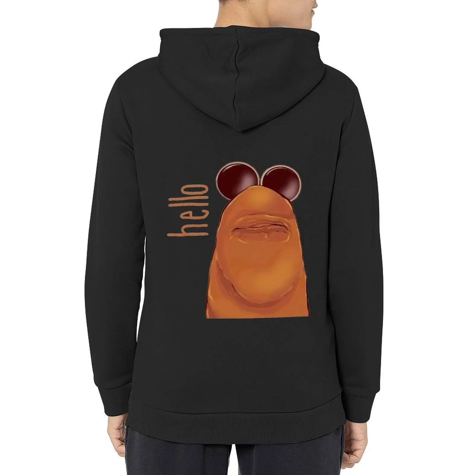 

Hello Marcus the Worm Hoodie men wear korean style clothes men's sweat-shirt graphic t shirts men tracksuit