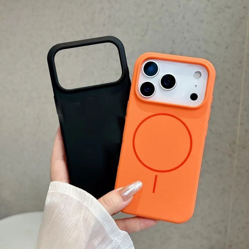 Matte, ultradünne, kabellose Ladehülle für iPhone XR, ähnlich dem 17 Pro, aus Acryl, mit Magnetverschluss, weiche Hülle für iPhone 11 bis 18 Pro, zum Selbergestalten. – Detail 1