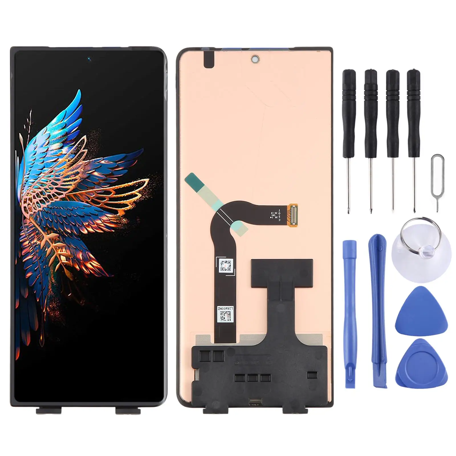 For Tecno Phantom V Fold AD10 LCD Secondary Screen with Digitizer Full Assembly