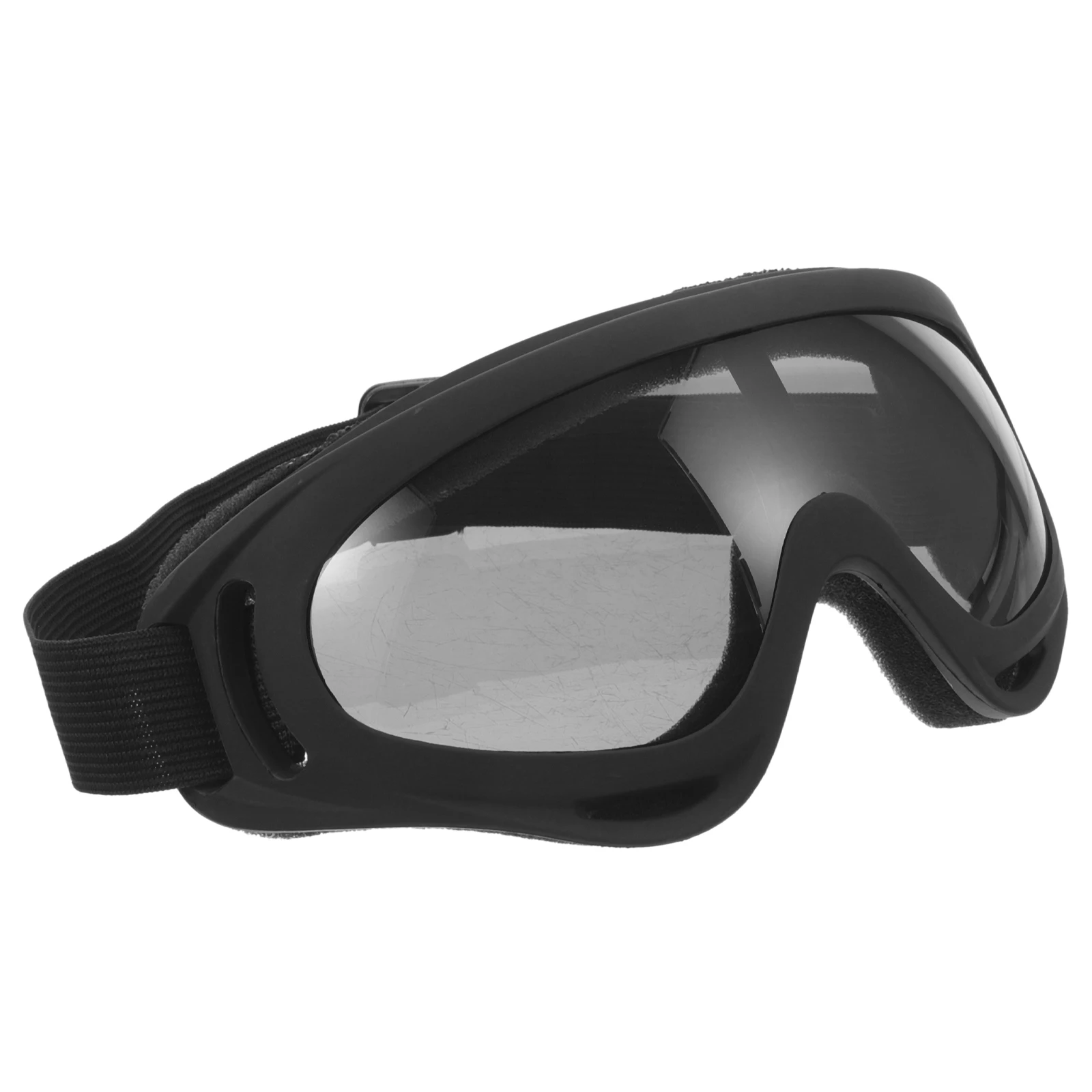

Windproof Glasses Black Frame Gray Lens Cycling Skiing Riding Goggles Motorcycle Accessories Men Outdoor Sports Protective