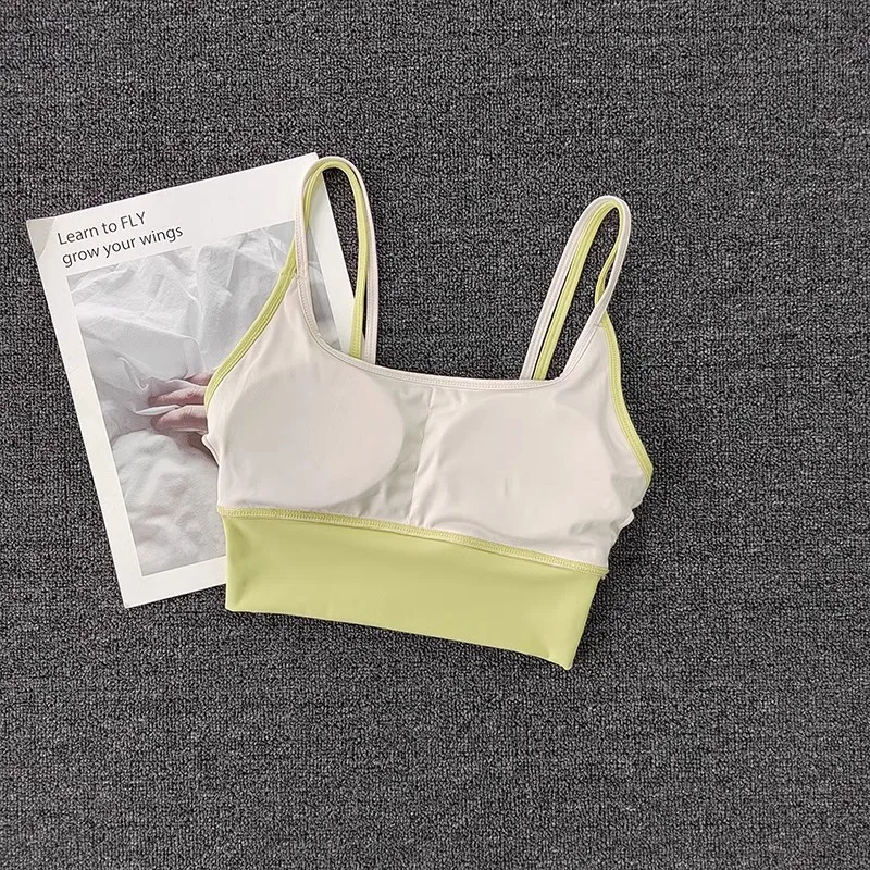 Atmungsaktiver Sport-BH für Damen, stoßfest, Fitness-Top, Push-Up Gym Crop Top, Sport-BH, Workout-Top, nahtloser Yoga-BH – Detail 15
