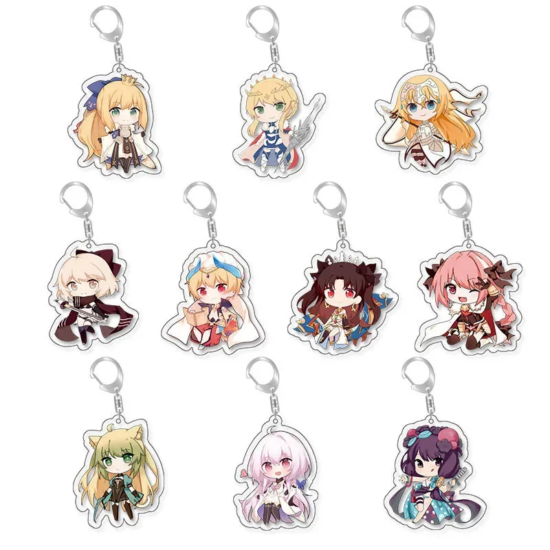 Arthur Pendragon Astolfo Keyholder Decorative Line of Photo Wall Key Slot Transparent Acrylic Keychain Desk Display Ornament