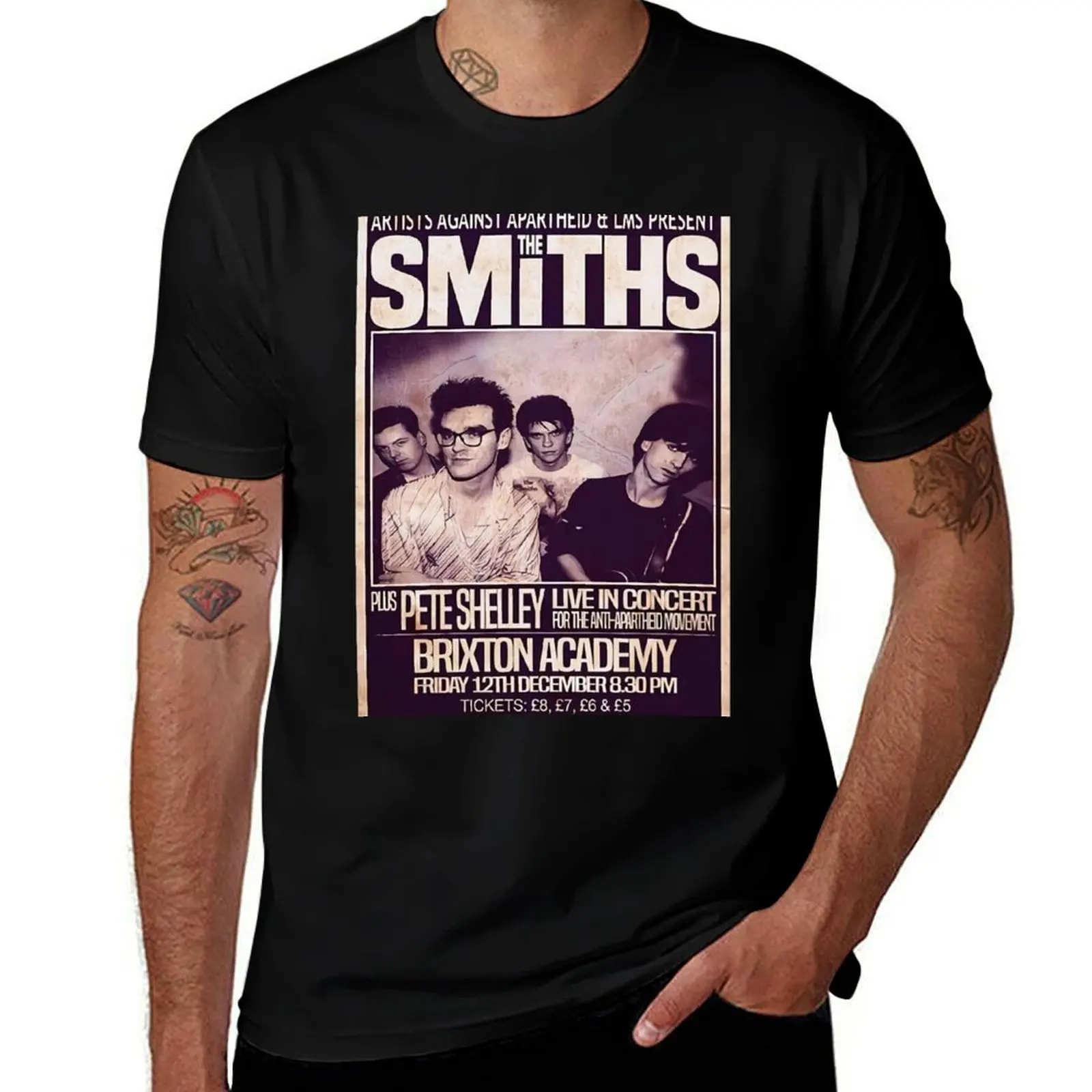 

Футболка The Smiths 1986 The Final Concert, мужские футболки, повседневная футболка