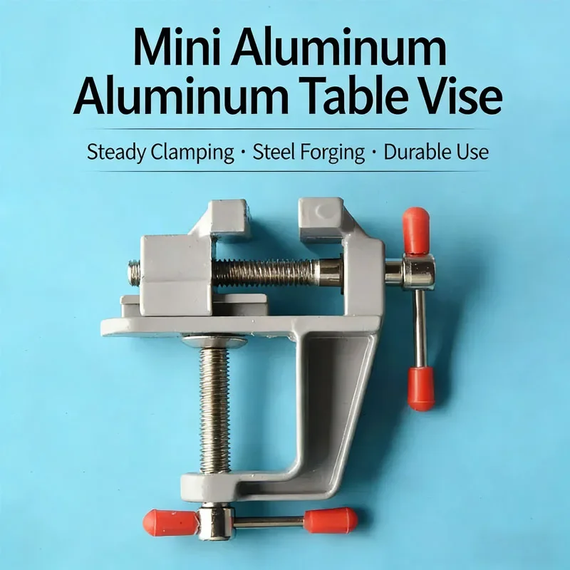 Aluminum Mini Table Clamp Small Bench Vice Jeweler Hobby Clamps DIY Mold Craft Repair Tool Portable Work Bench Screw Vise