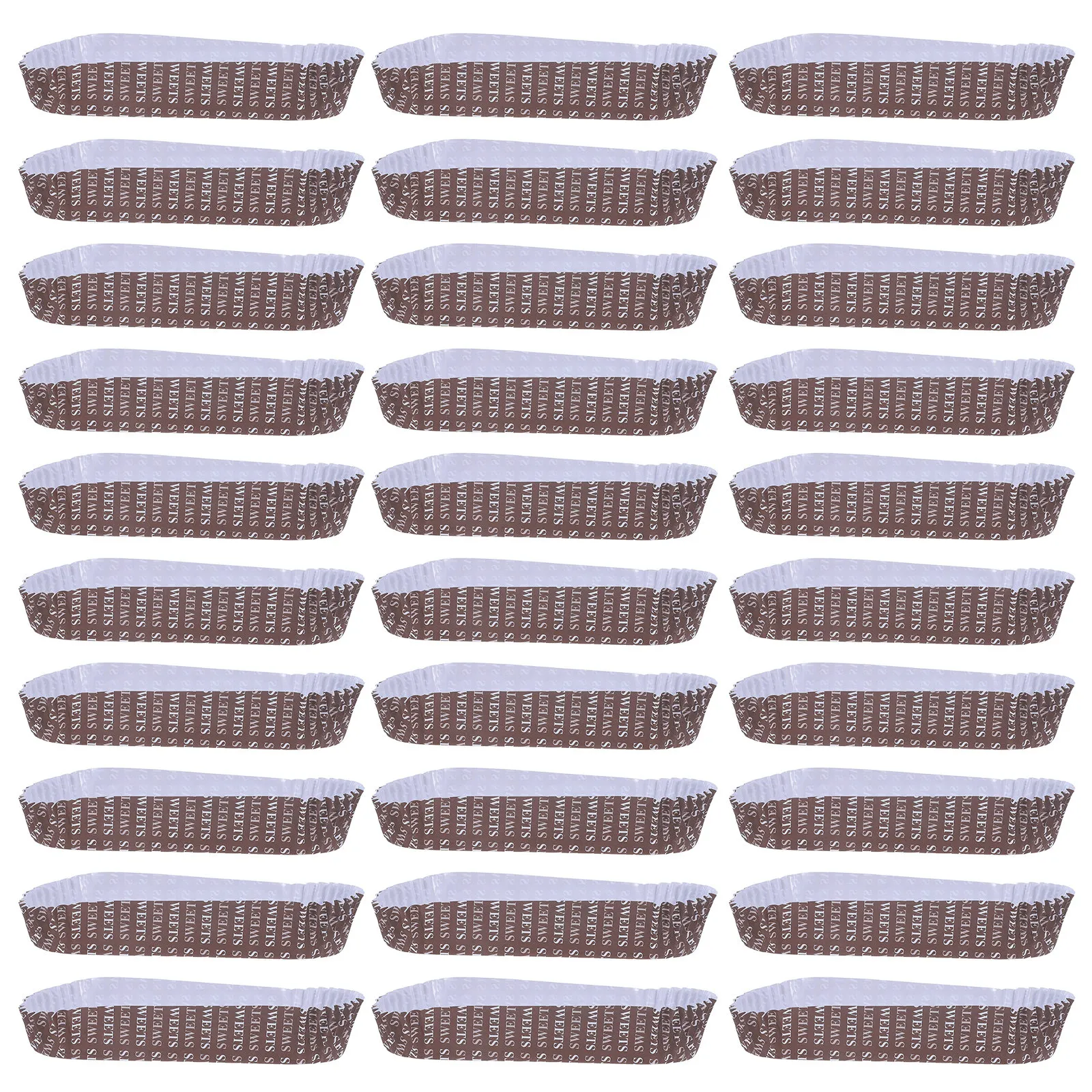 

100Pcs Hot Dog Trays Disposable Paper Hot Dog Holder Grooved Edge Prevent Slippage Lightweight Snack Tray for Street Food