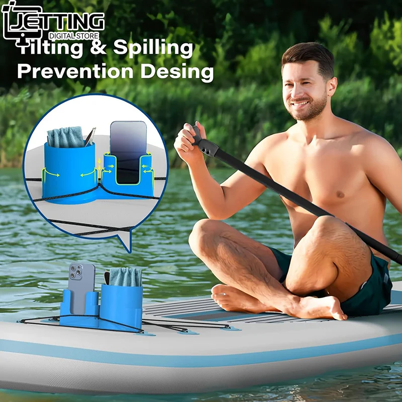 Kreative Paddle Board Getränkehalter Multifunktionale Kajak Getränkehalter Paddle Board Zubehör Kajak Halter Stationäre Getränke