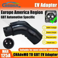 Electric Car Charger ChAdeMO to GBT Adapter EV Charging Adaptor ChadeMO to GB/T DC Fast Charging Connector for EVSE Vehicle