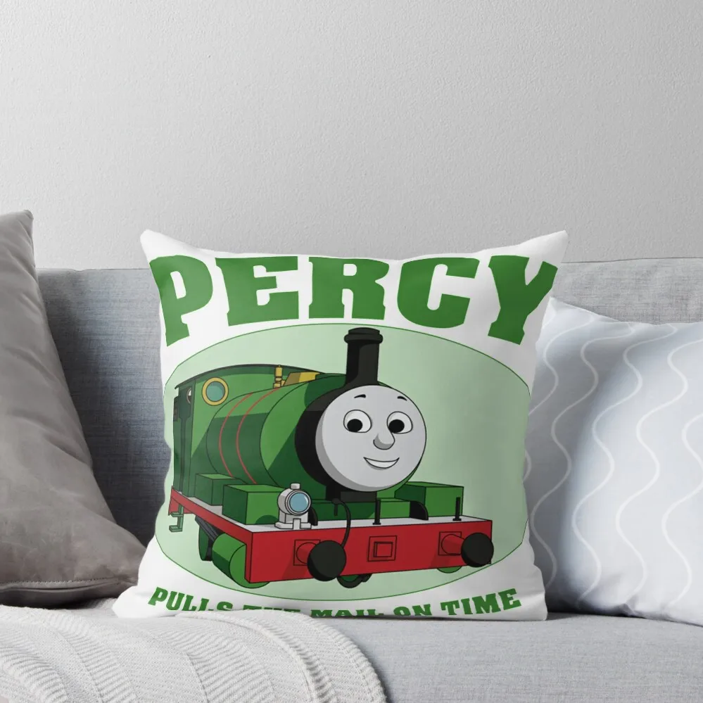 Percy - Pulls The Mail On Time Throw Pillow Pillow Decor Decorative pillowcase Christmas Cushion For Home pillow