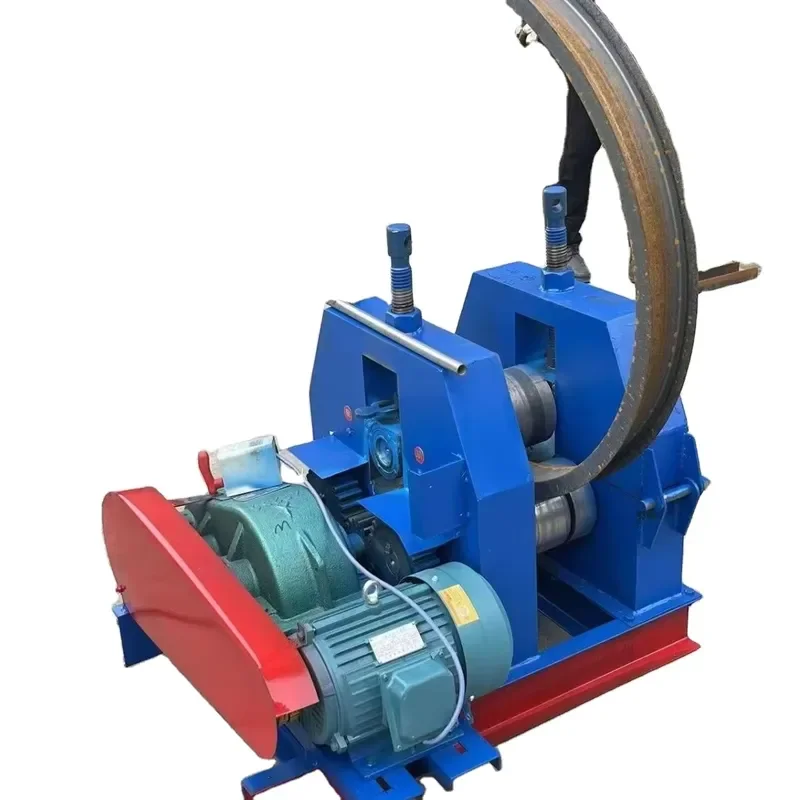 Automatic Arc Circle Bending Machines Small Cone Coiling Carbon Steel Plate Bender Mechanical Power Plate Rolling Machine