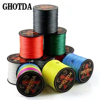 GHOTDA 300M 8X 4X FISHING Brand Super Strong Japan Multifilament PE braided fishing line 8 Strands 4 Strands