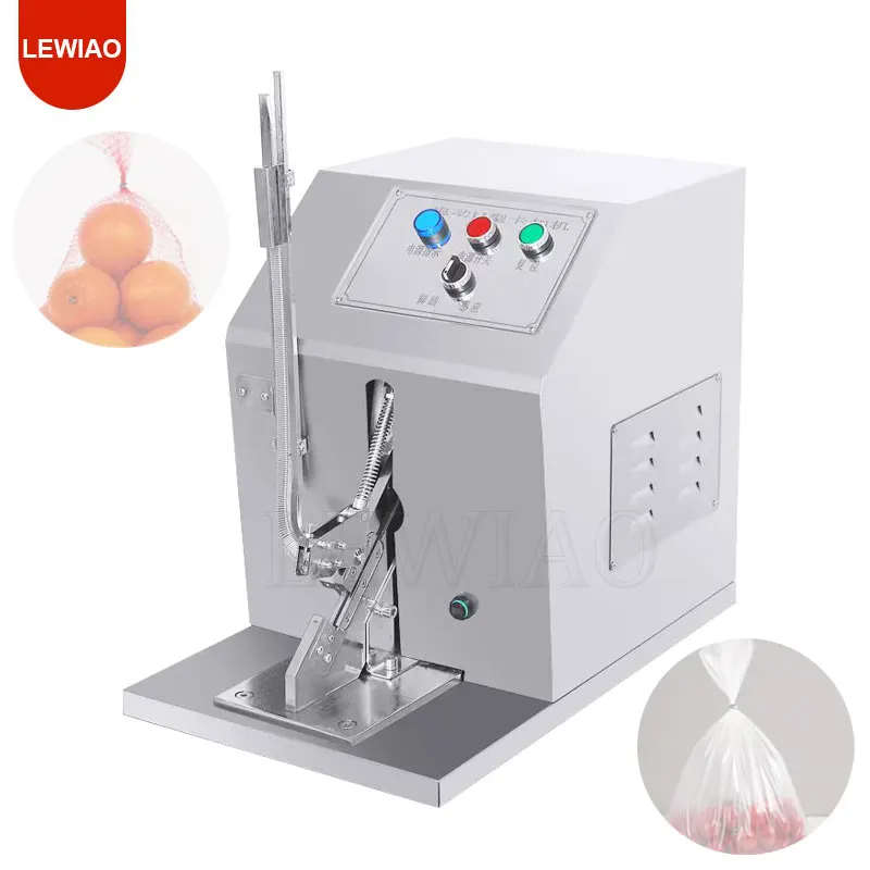 

U-Shape Clipping Machine Stainless Steel Electric Sausage Clipper Machine Supermarket Plastic Bag Sealing Wide Application