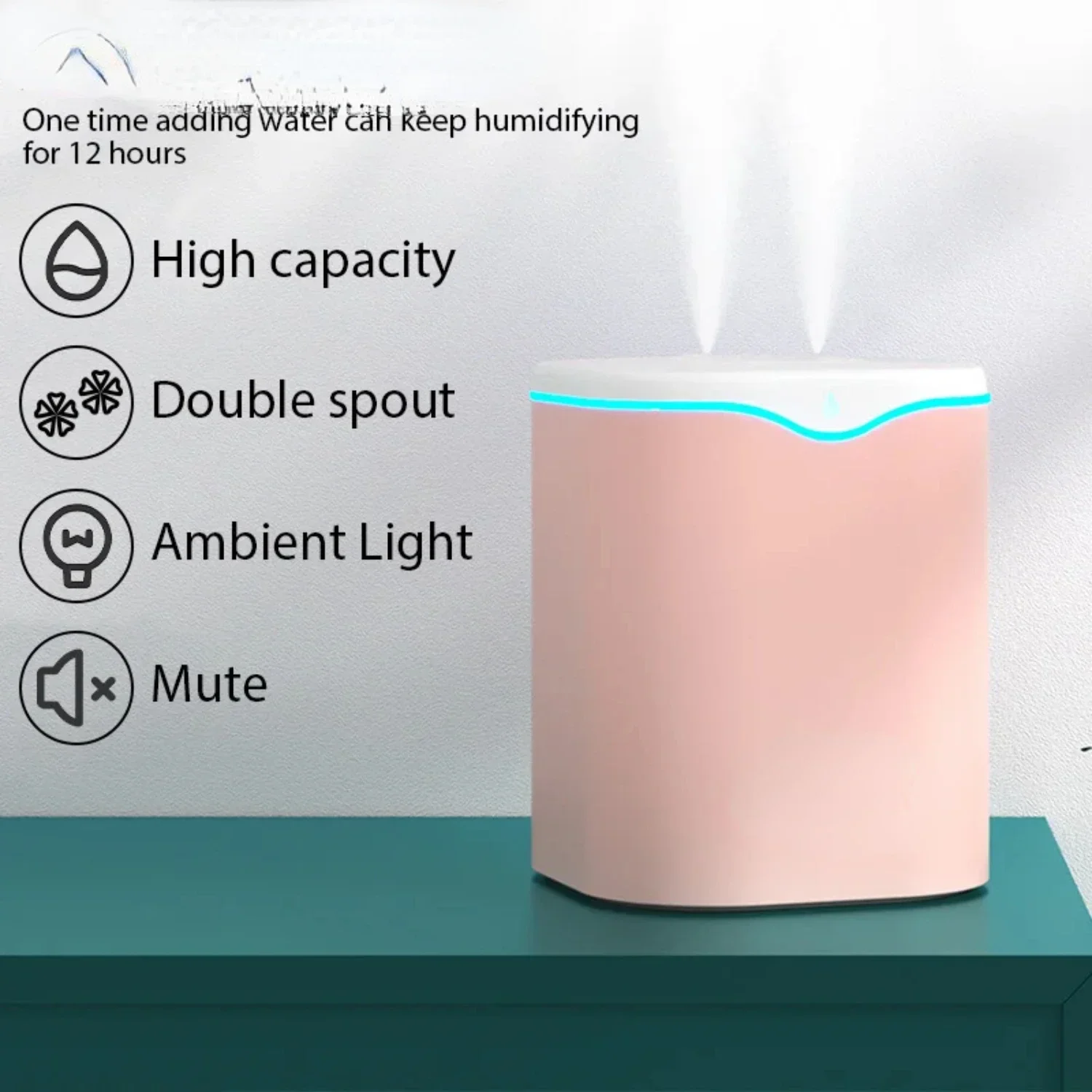 

Efficient and silent Large Capacity USB Household Humidifiers - Enhance Air Quality and Keep Air Fresh in Air Conditioning Room