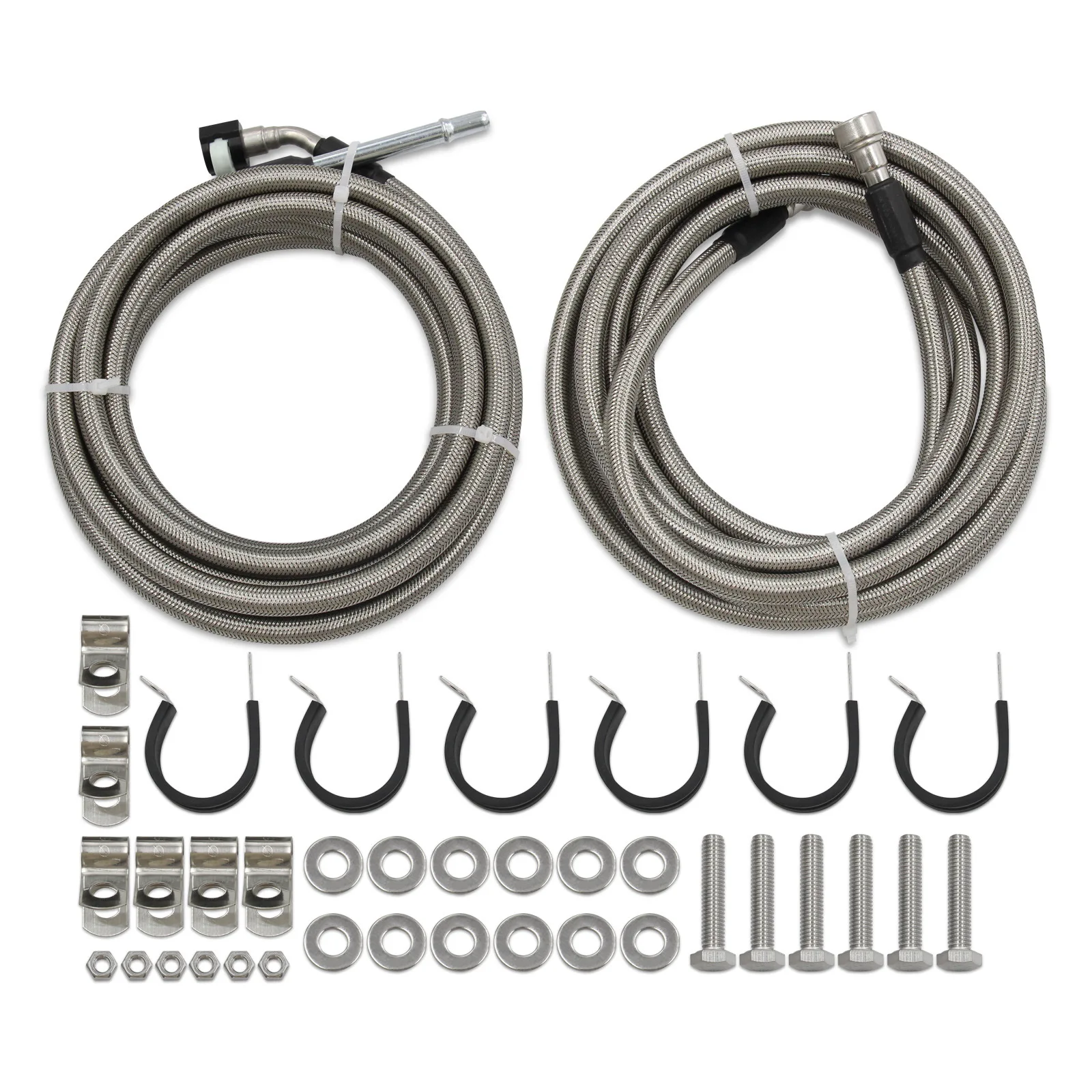 

QFF0015SS Upgraded Fuel Line Kit Fit For Chevy HHR,2006-11|Cobalt, 05-10|Pontiac G5, 06-10|Saturn Ion, 03-07#Replace 2.2L/2.4L