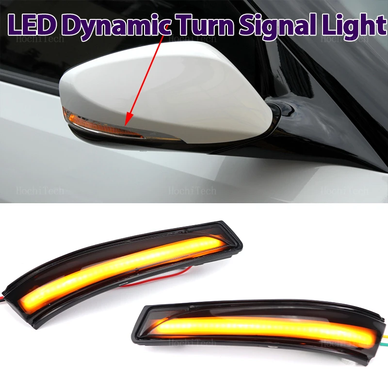 2pcs Dynamic Turn Signal LED Light Side Mirror Indicator For Hyundai Elantra Avante MK5 MD UD 11-15, i30 GD Veloster 11-15