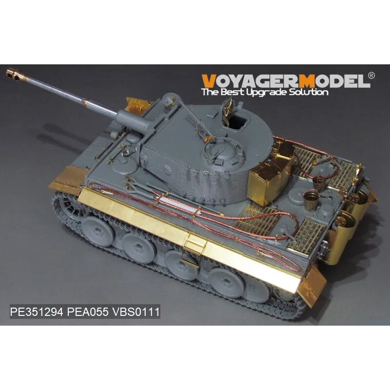 

Voyager Photo Etched PE351294 1/35 Tiger I Middle Production Basic Upgrade Set 2.0(For DRAGON 6660/6700/6888/6866) (No Tank)