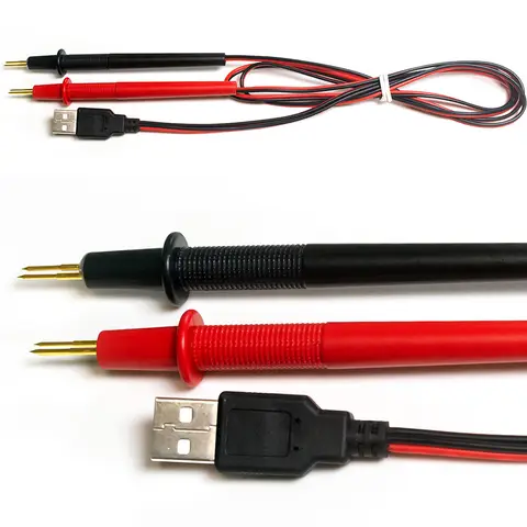 Four-wire YR1035 Use Battery Internal Resistance Enhanced Tester Probe Pen Strenthened Testing Probe Pin Kelvin Clip
