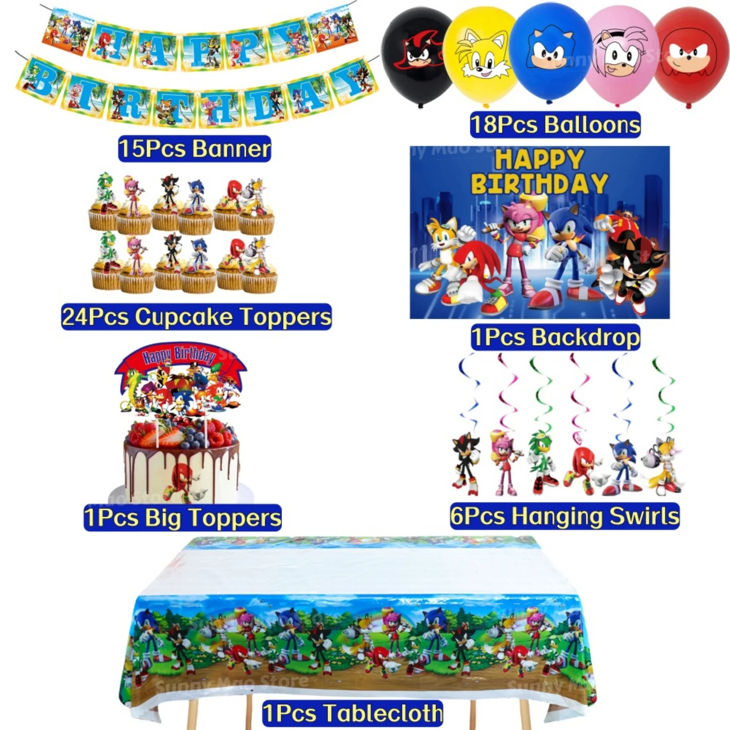 66-delige kinder anime verjaar - Party Games Easter For Kids recensie en prijs