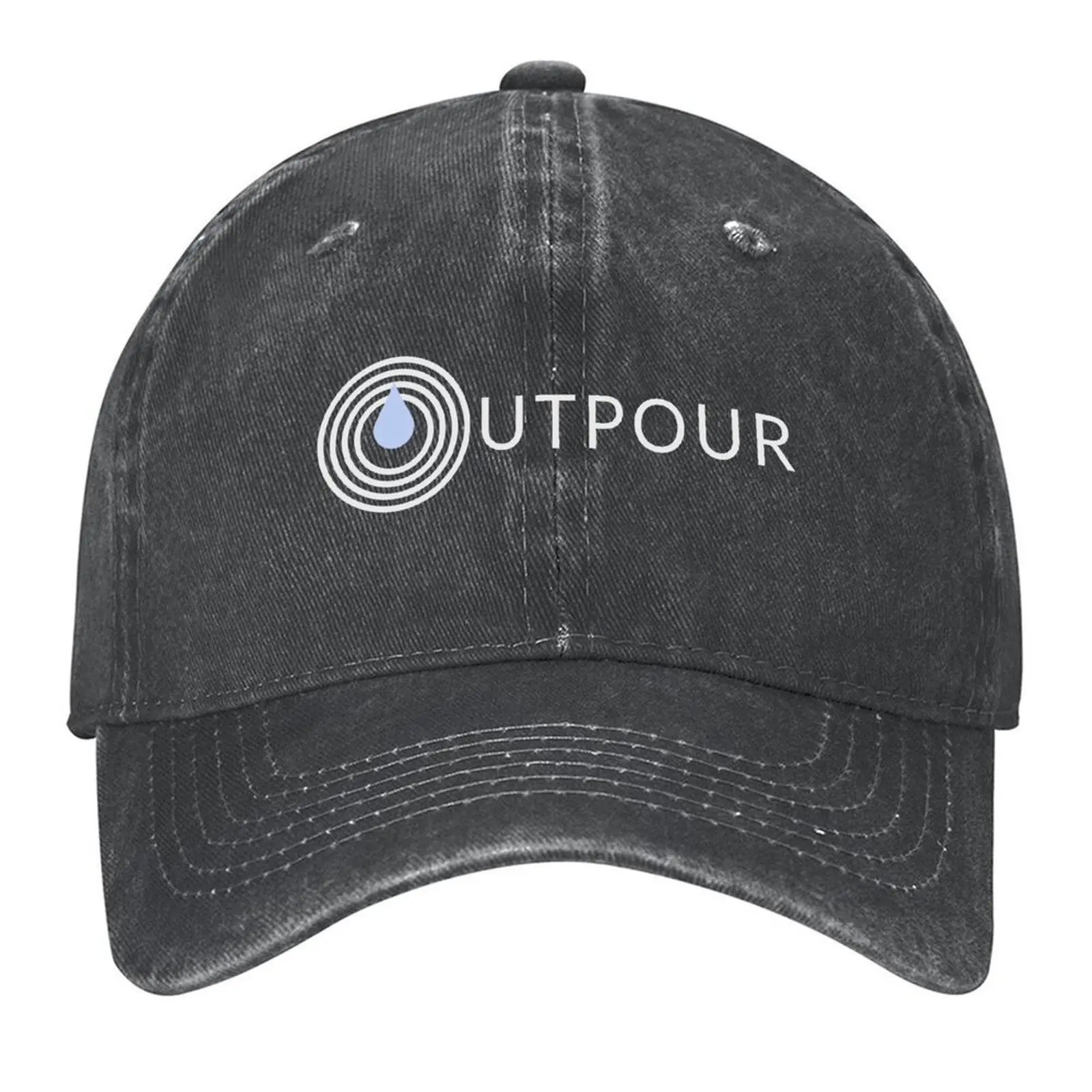 

Outpour (Dark) Baseball Cap Visor Winter hat custom caps Bobble Hat Men's Baseball Women's